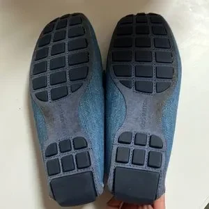 authentic mens LV Louis Vuitton denim loafers slides shoes slippers size 7 1/2 Louis Vuitton | Shoes | Authentic Mens Lv Louis Vuitton  main image 4